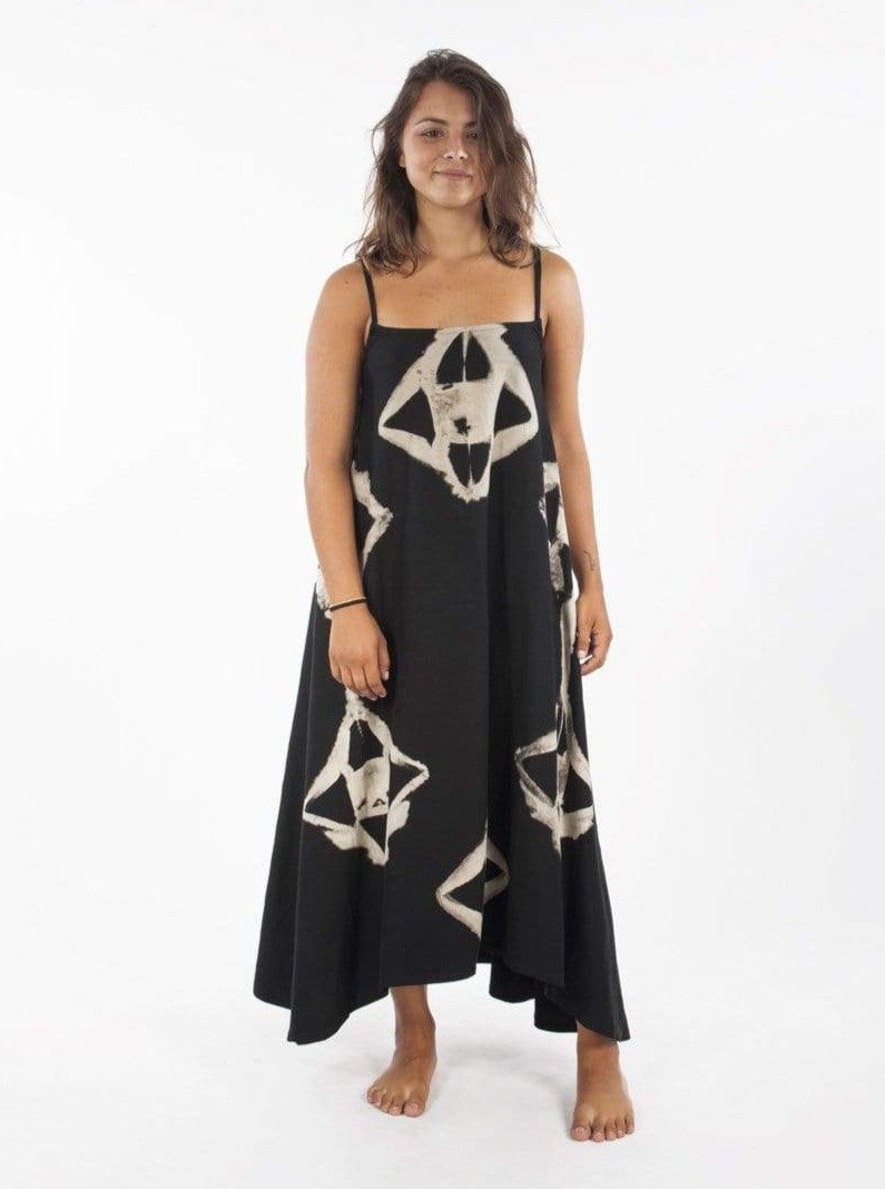 Vestito lungo Dana - nero - Bijondo