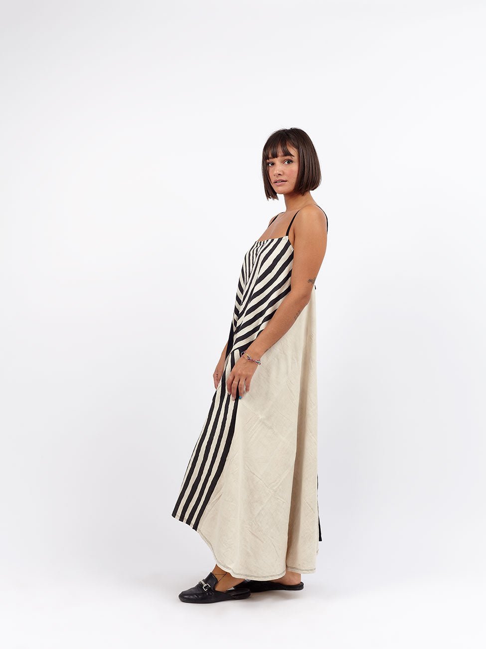 Vestito lungo Dana - nero - Bijondo