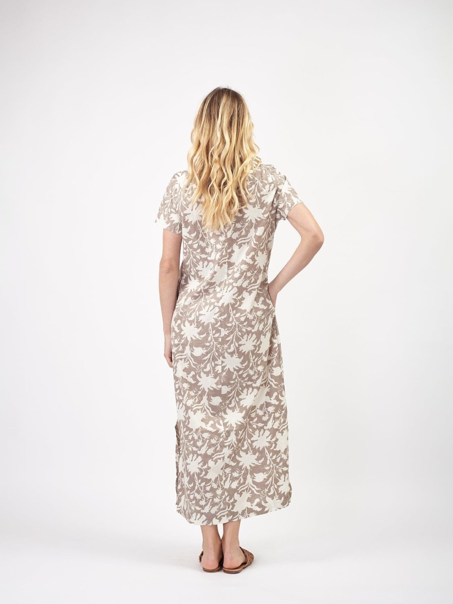Vestito lungo Everly cotone - grigio - Bijondo