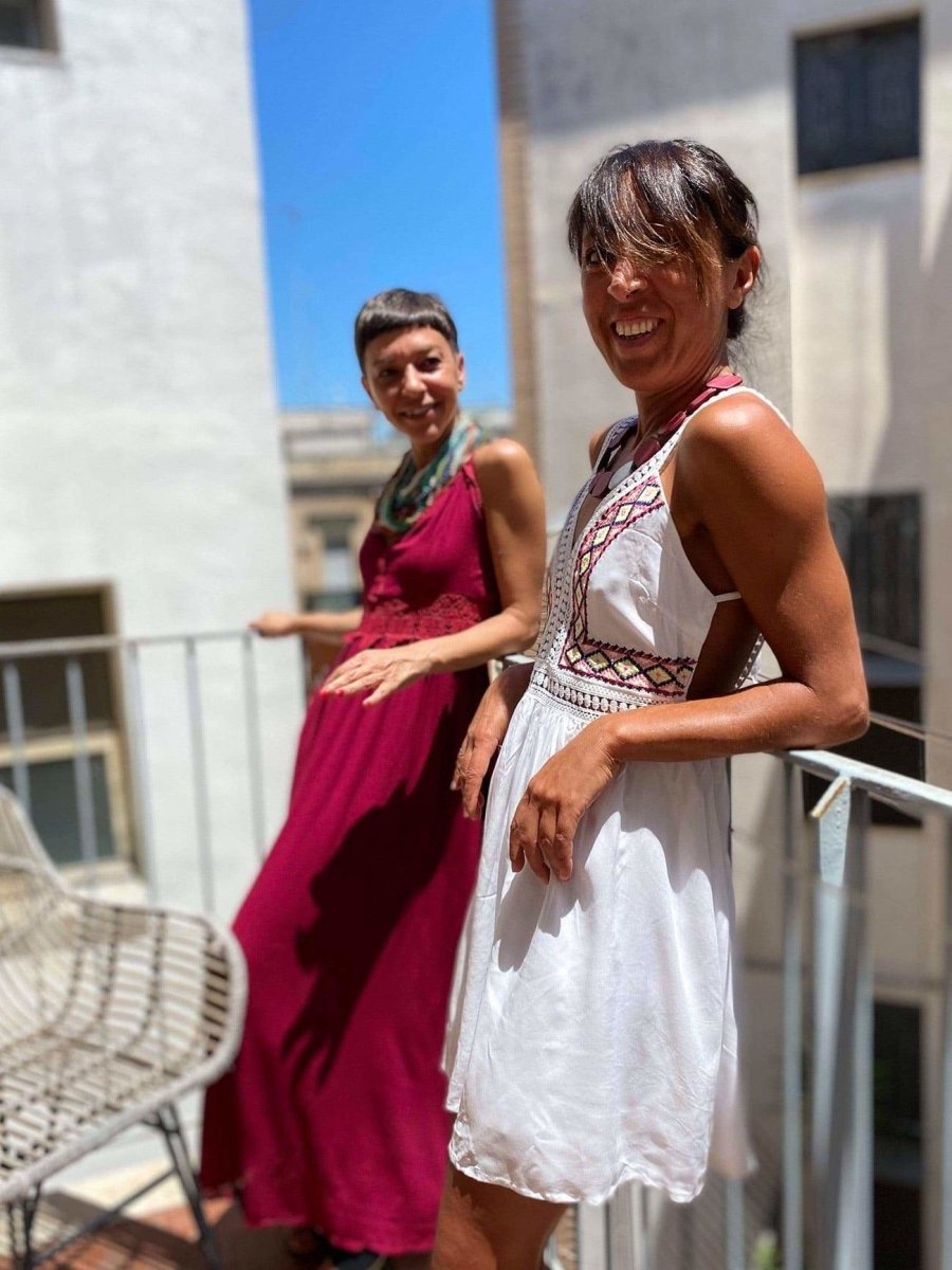 Vestito lungo Kelis - bianco - Bijondo