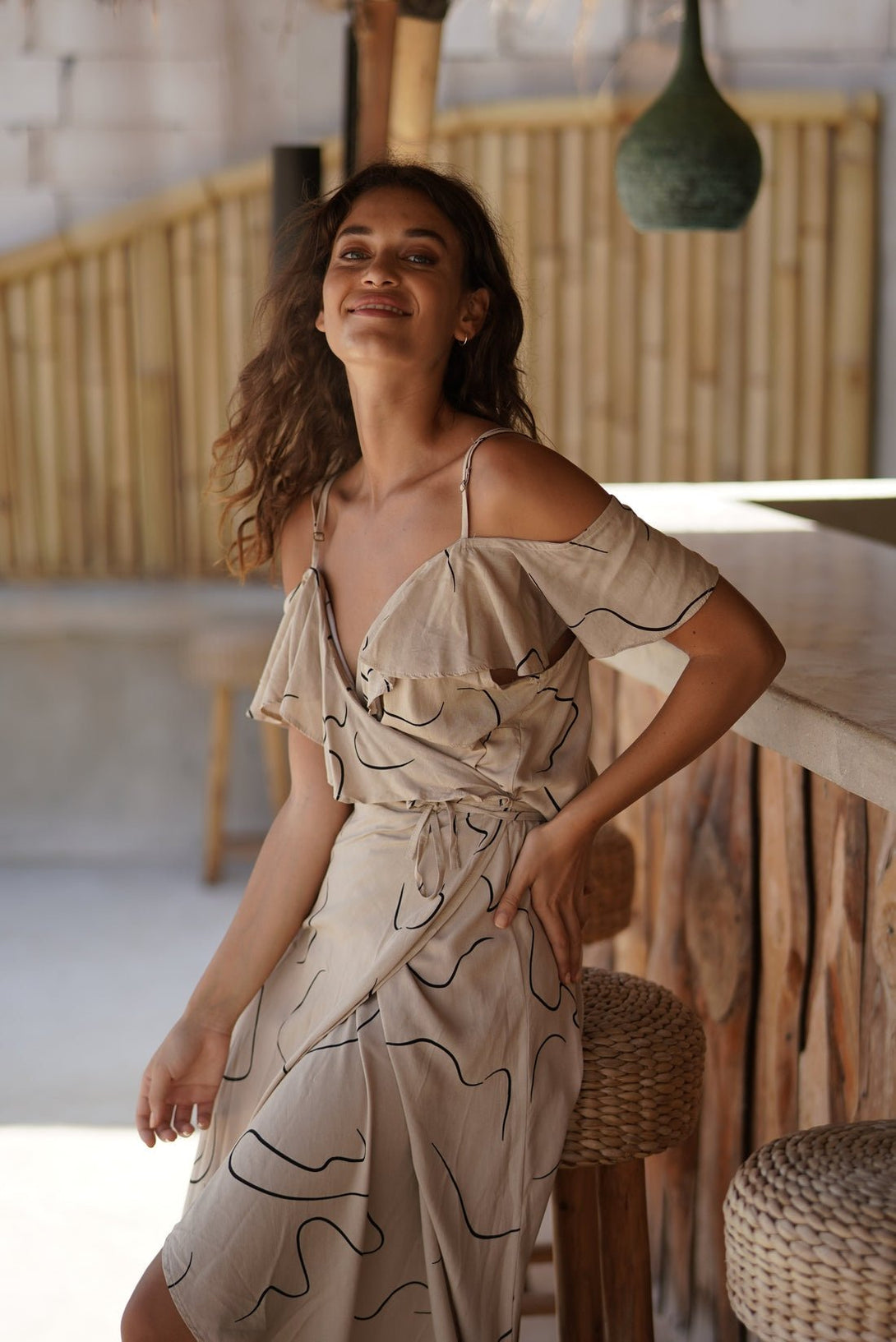 Vestito lungo Ludovica - menta - Bijondo