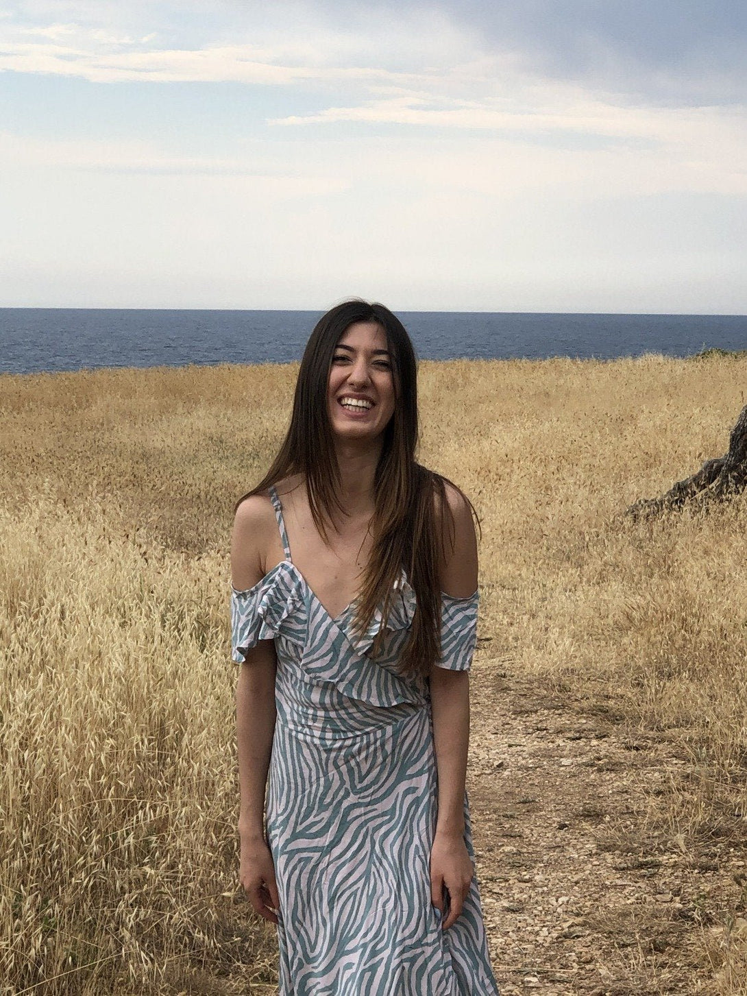 Vestito lungo Ludovica - menta - Bijondo