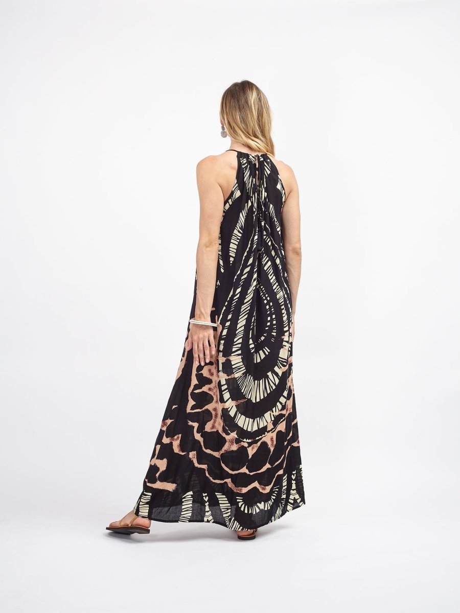 Vestito lungo Mariana - nero - Bijondo