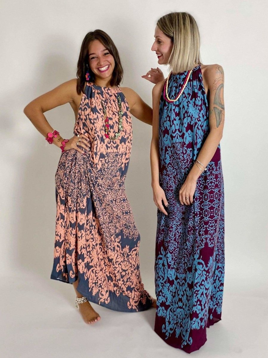 Vestito lungo Mariana - nero - Bijondo