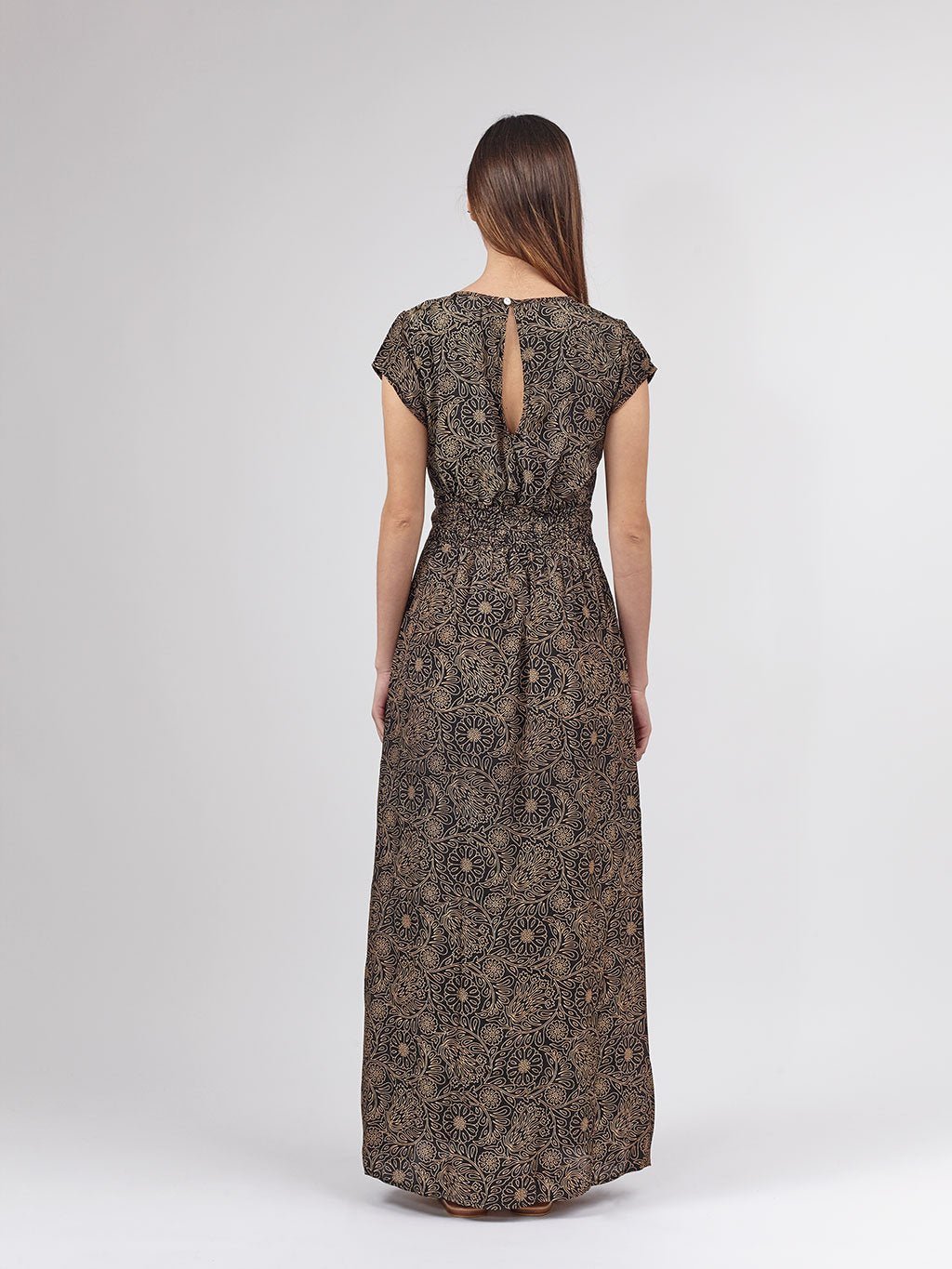 Vestito lungo Mya - nero - Bijondo