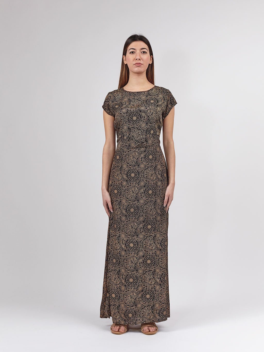 Vestito lungo Mya - nero - Bijondo