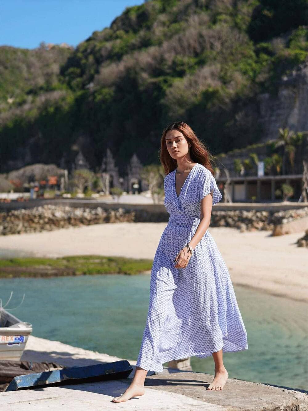 Vestito lungo Nadia - nero - Bijondo