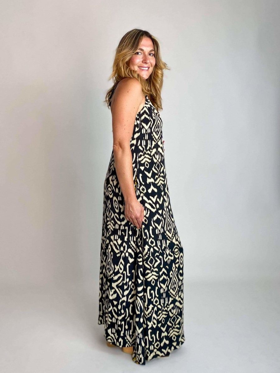 Vestito lungo Nora - nero - Bijondo