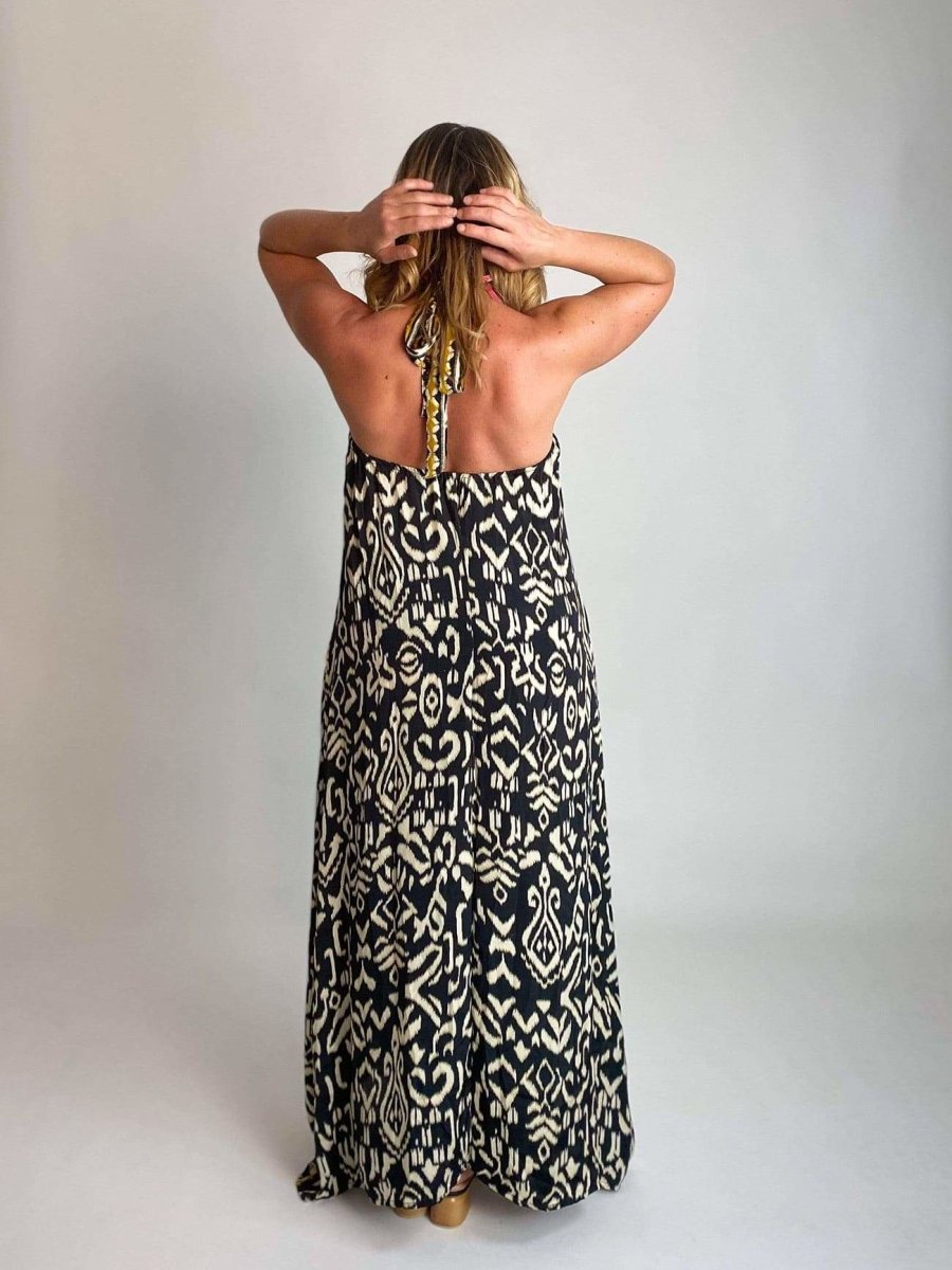 Vestito lungo Nora - nero - Bijondo