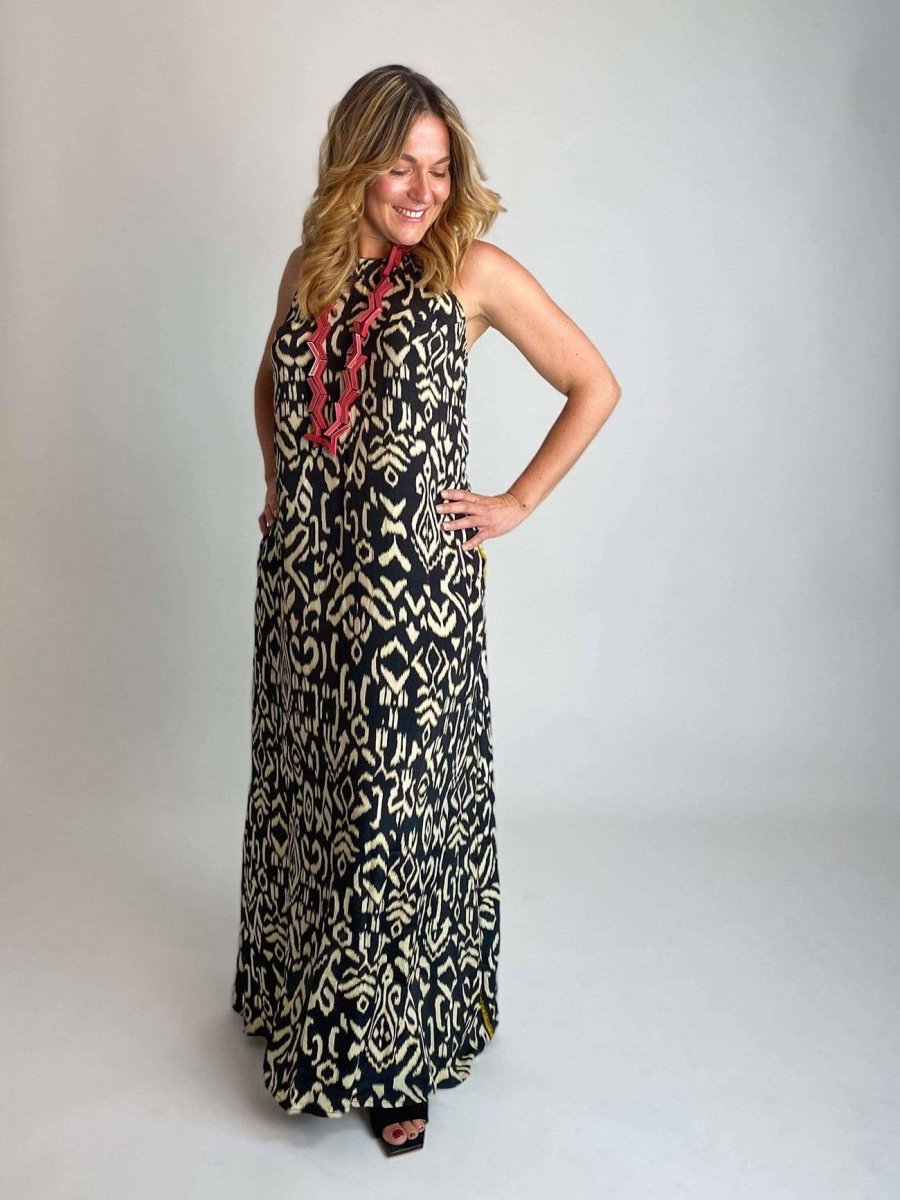 Vestito lungo Nora - nero - Bijondo