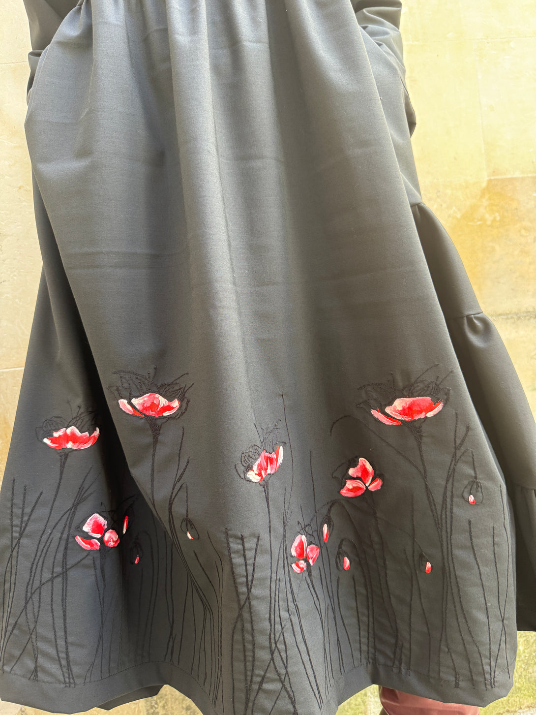 Vestito lungo Papaveri-vestito-Bijondo-Bijondo