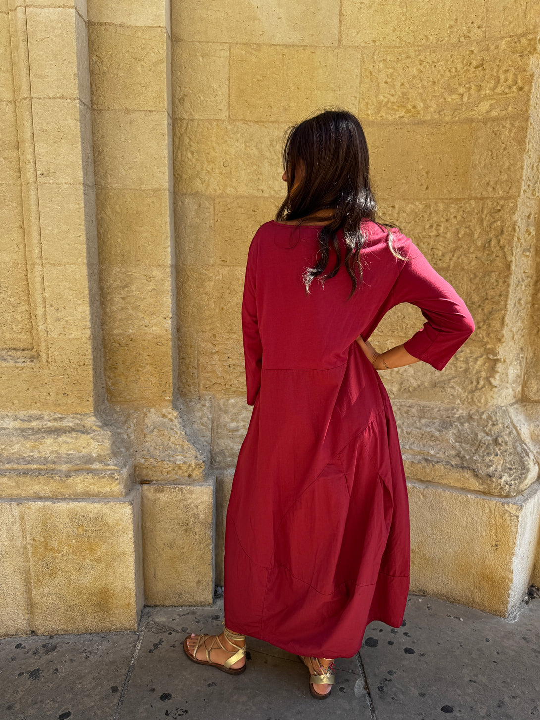 Vestito lungo a uovo Mimi-Vestito-Bijondo-Bijondo