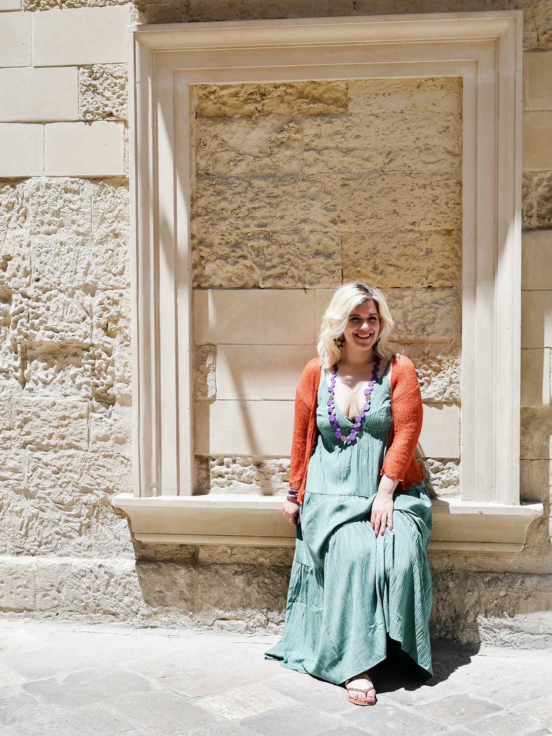 Vestito lungo boho bretelle regolabili Sara-Vestito-Bijondo-Bijondo