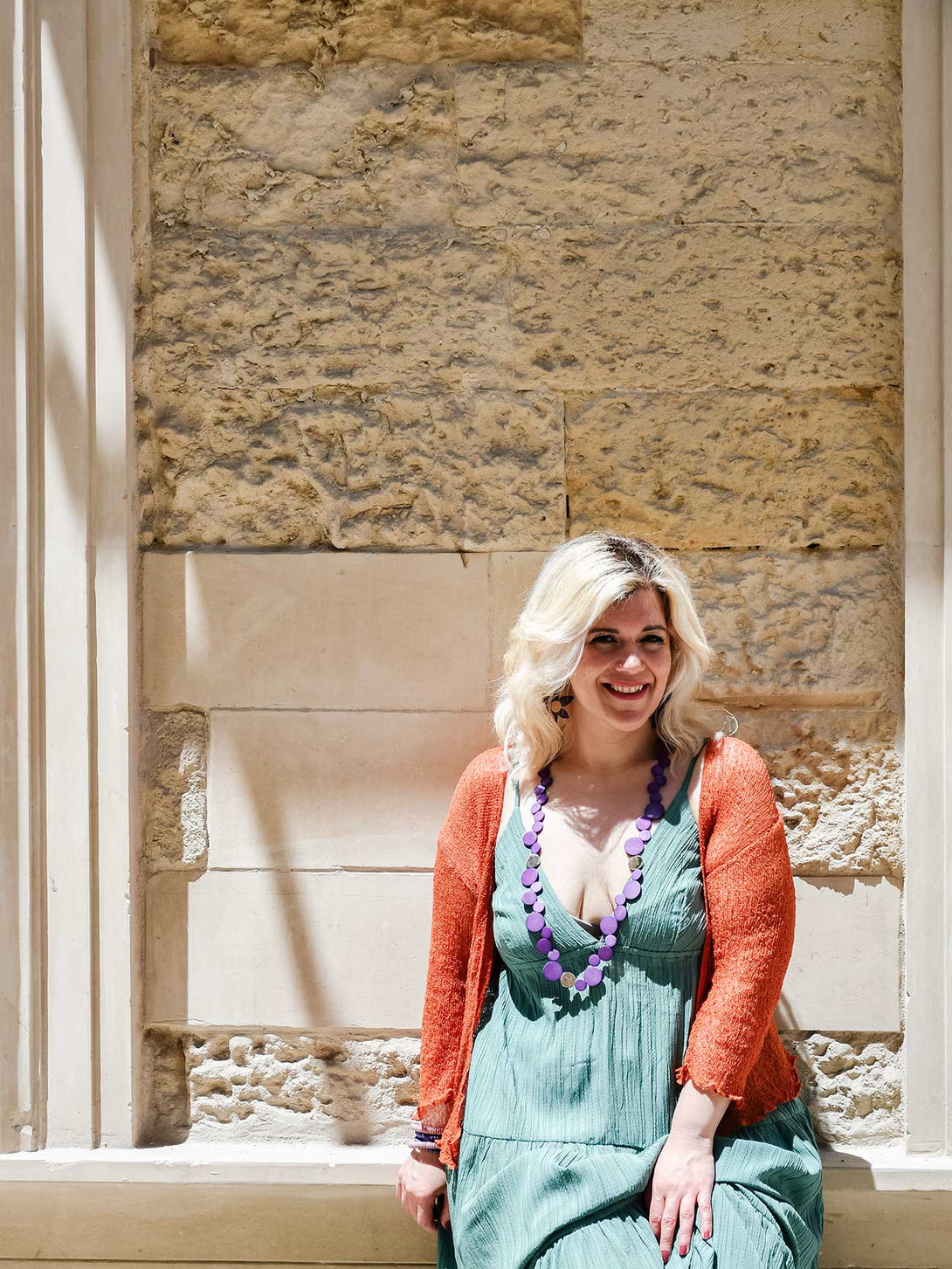 Vestito lungo boho bretelle regolabili Sara-Vestito-Bijondo-Bijondo