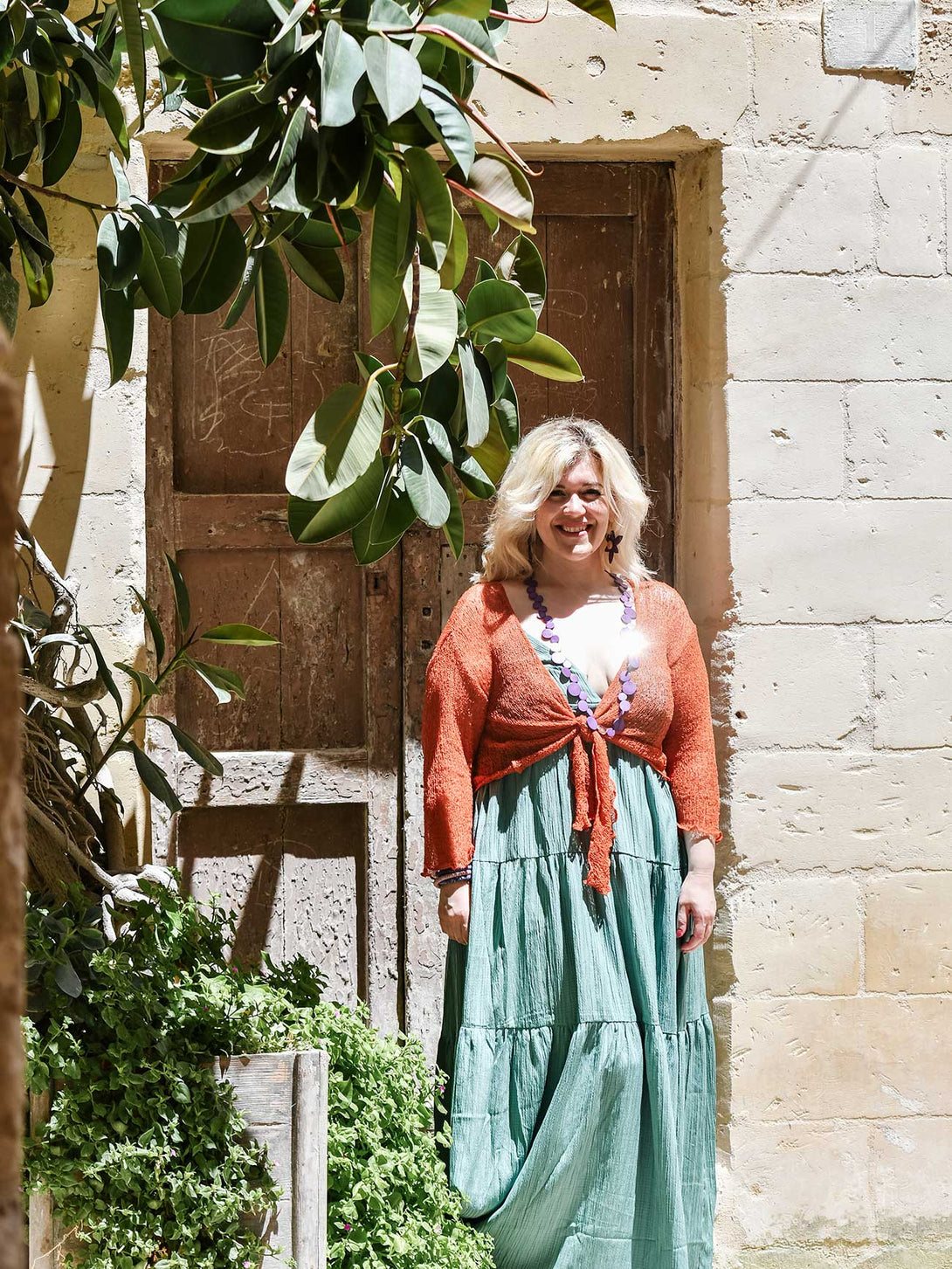 Vestito lungo boho bretelle regolabili Sara-Vestito-Bijondo-Bijondo