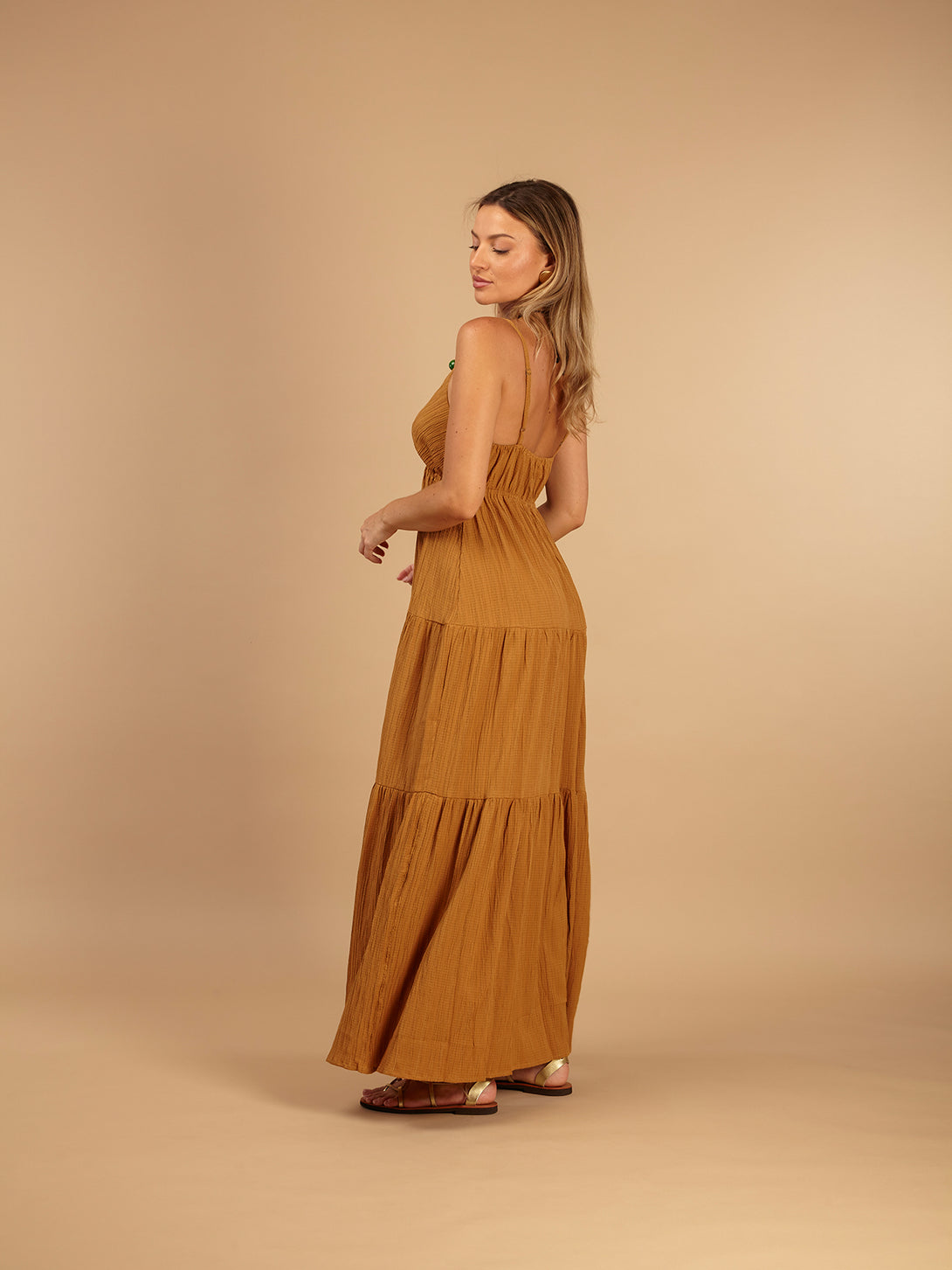 Vestito lungo boho bretelle regolabili Sara-Vestito-Bijondo-Bijondo