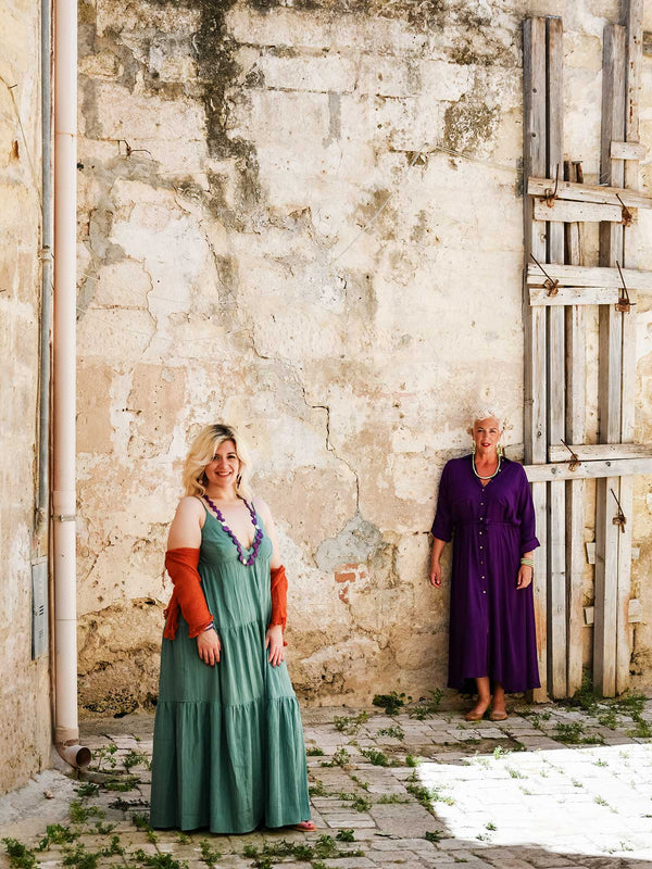 Vestito lungo boho bretelle regolabili Sara-Vestito-Bijondo-Bijondo