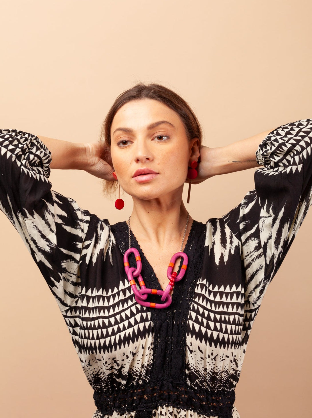 Vestito lungo boho dettaglio ricamo Stefania-Vestito-Bijondo-Bijondo