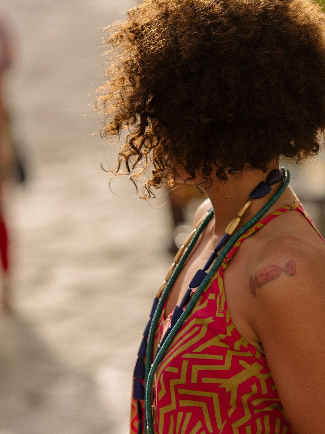 Vestito lungo boho spacchi laterali rayon Darya-nero-S-M-Bijondo