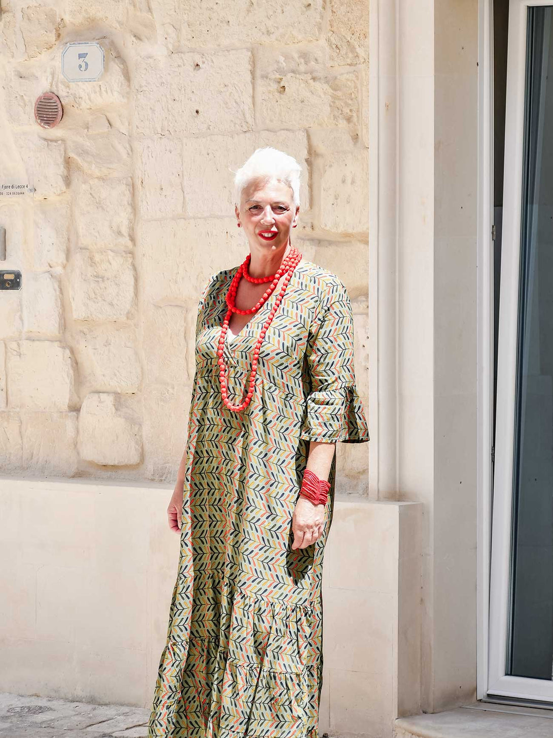 Vestito lungo cotone Liana-Vestito-WhyY-Bijondo