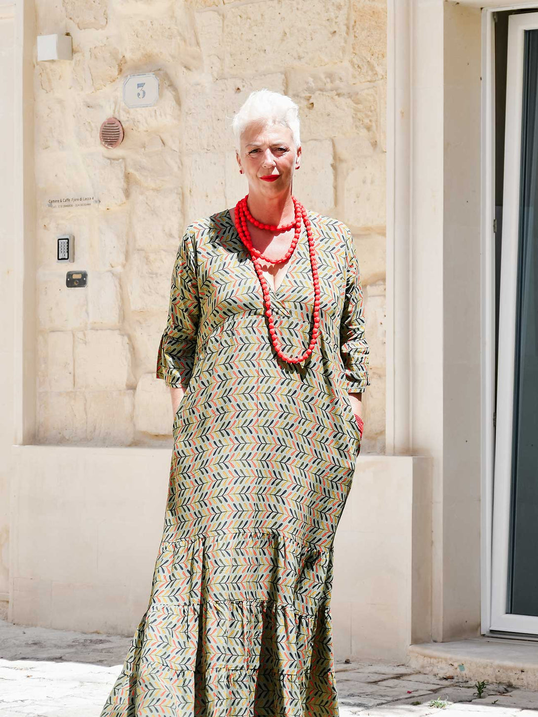 Vestito lungo cotone Liana-Vestito-WhyY-Bijondo