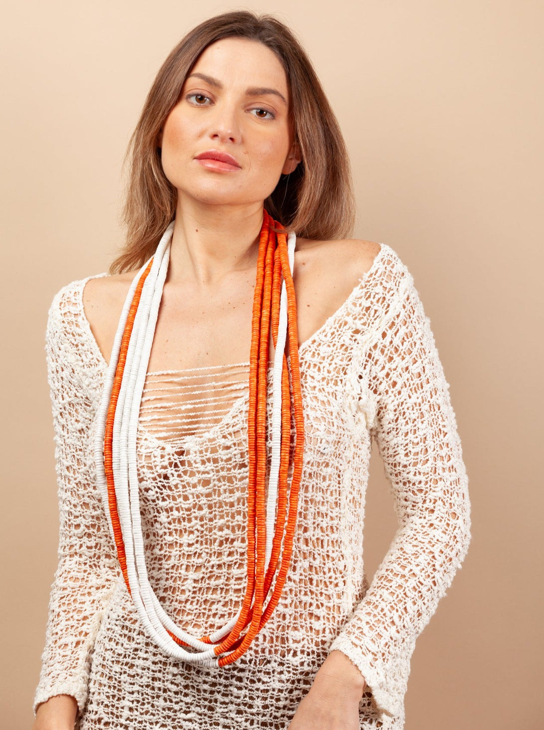 Vestito lungo crochet Popcorn-Vestito-Bijondo-Bijondo