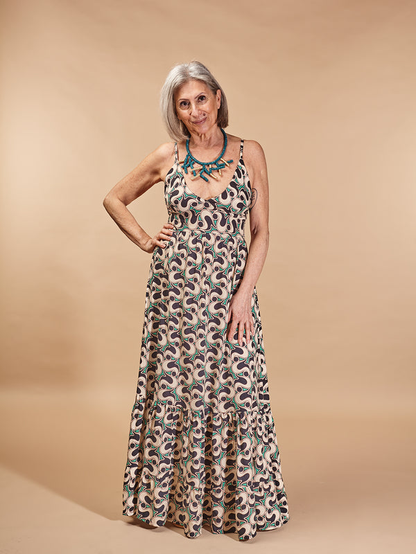 Vestito lungo, elegante, viscosa Rita-vestito-Bijondo-Multicolore-S-M-Bijondo