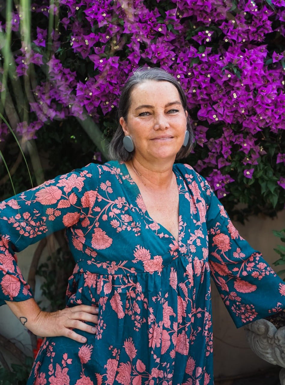 Vestito lungo in seta elegante Vanessa - nero - Bijondo