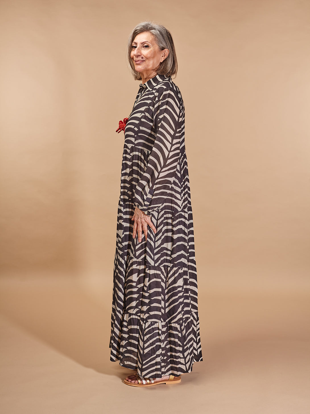 Vestito lungo, oversized, viscosa Mary-Vestito-Bijondo-Bijondo