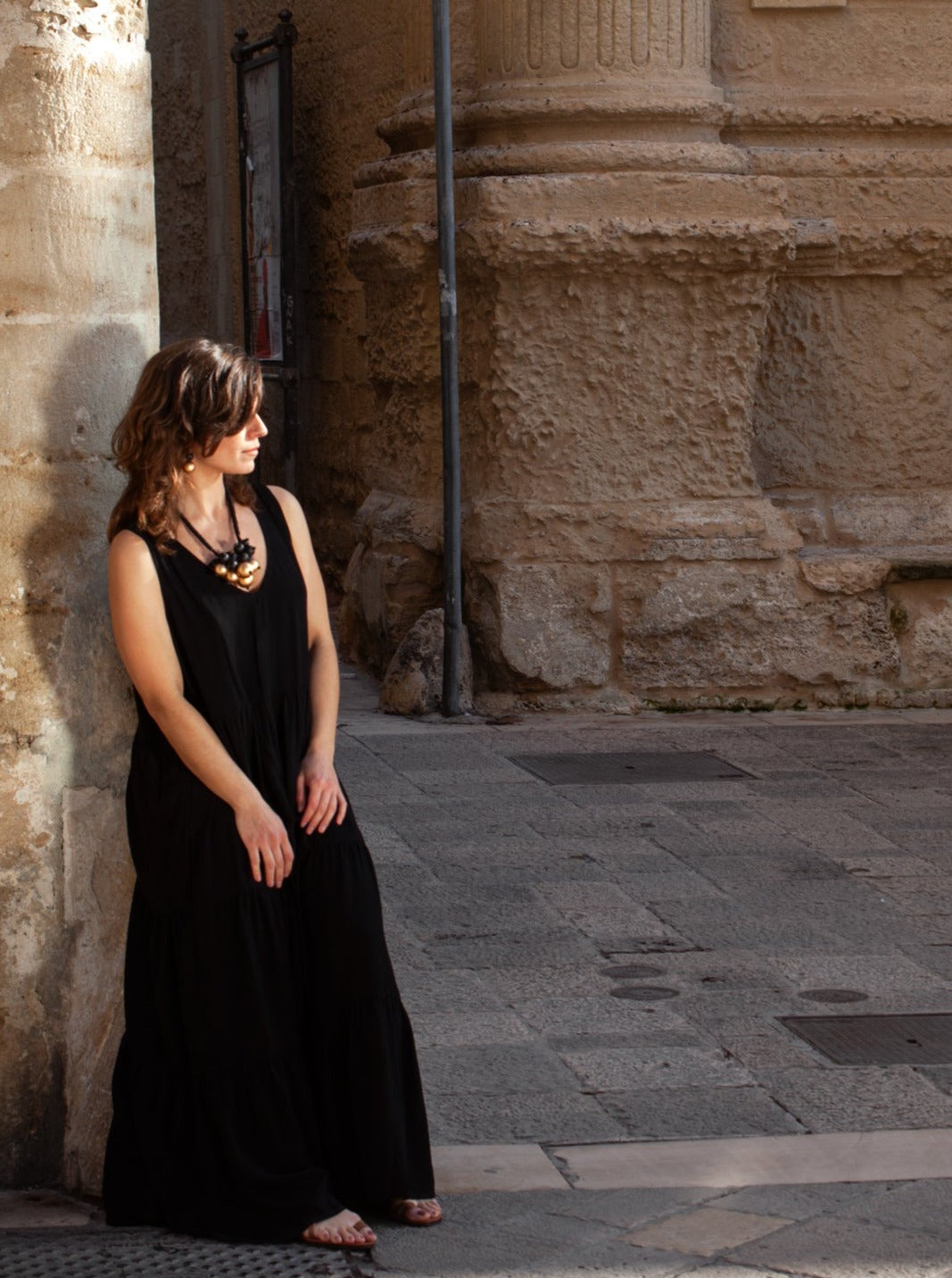 Vestito lungo rayon Kati-Vestito-Bijondo-Bijondo