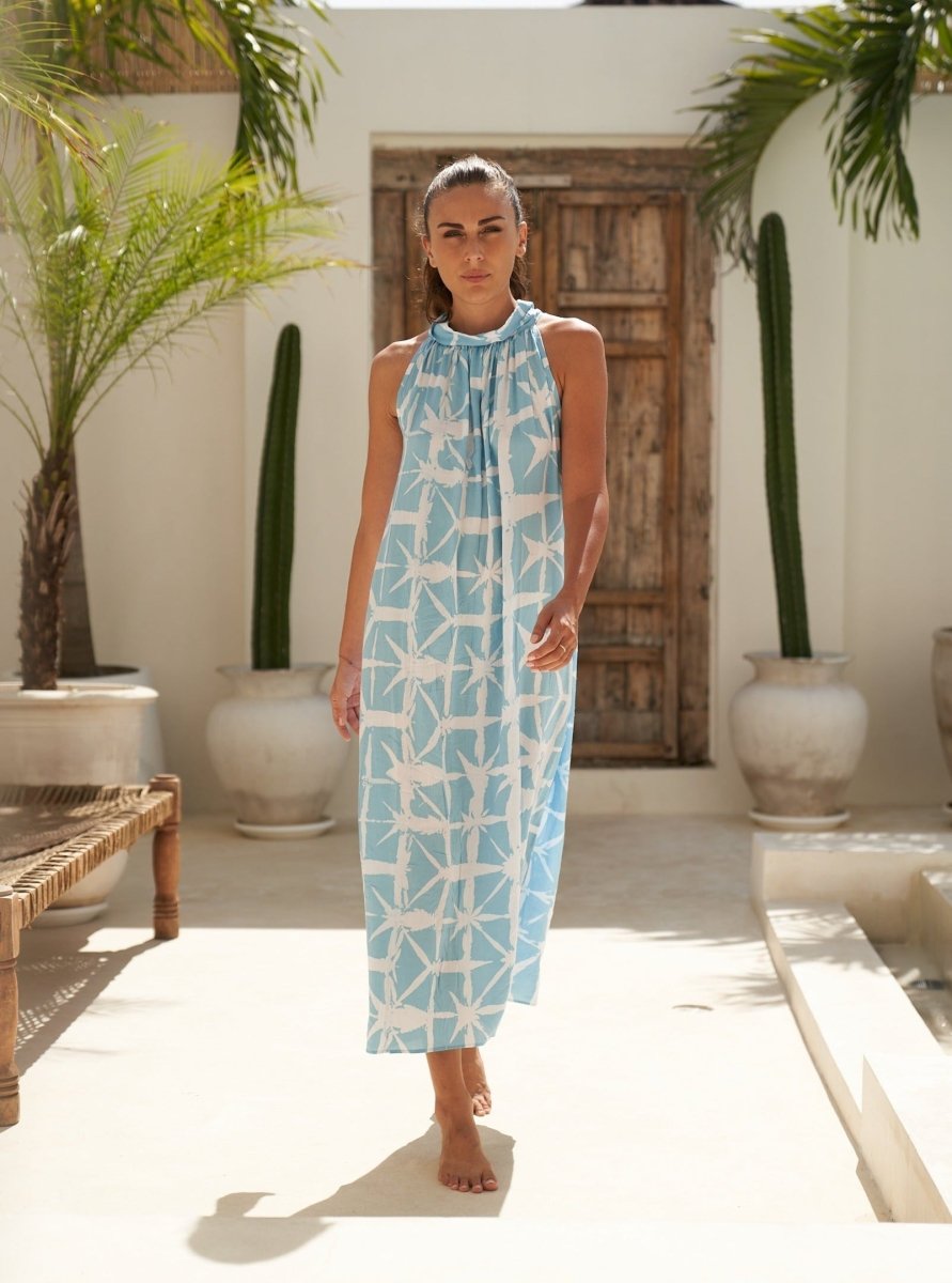 Vestito lungo rayon Nova - nero - Bijondo