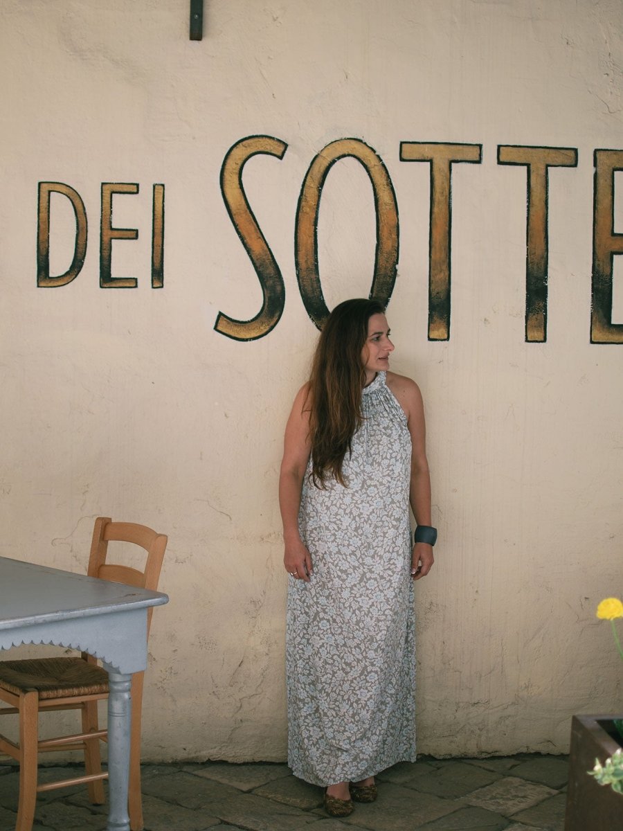 Vestito lungo rayon Nova - grigio - Bijondo