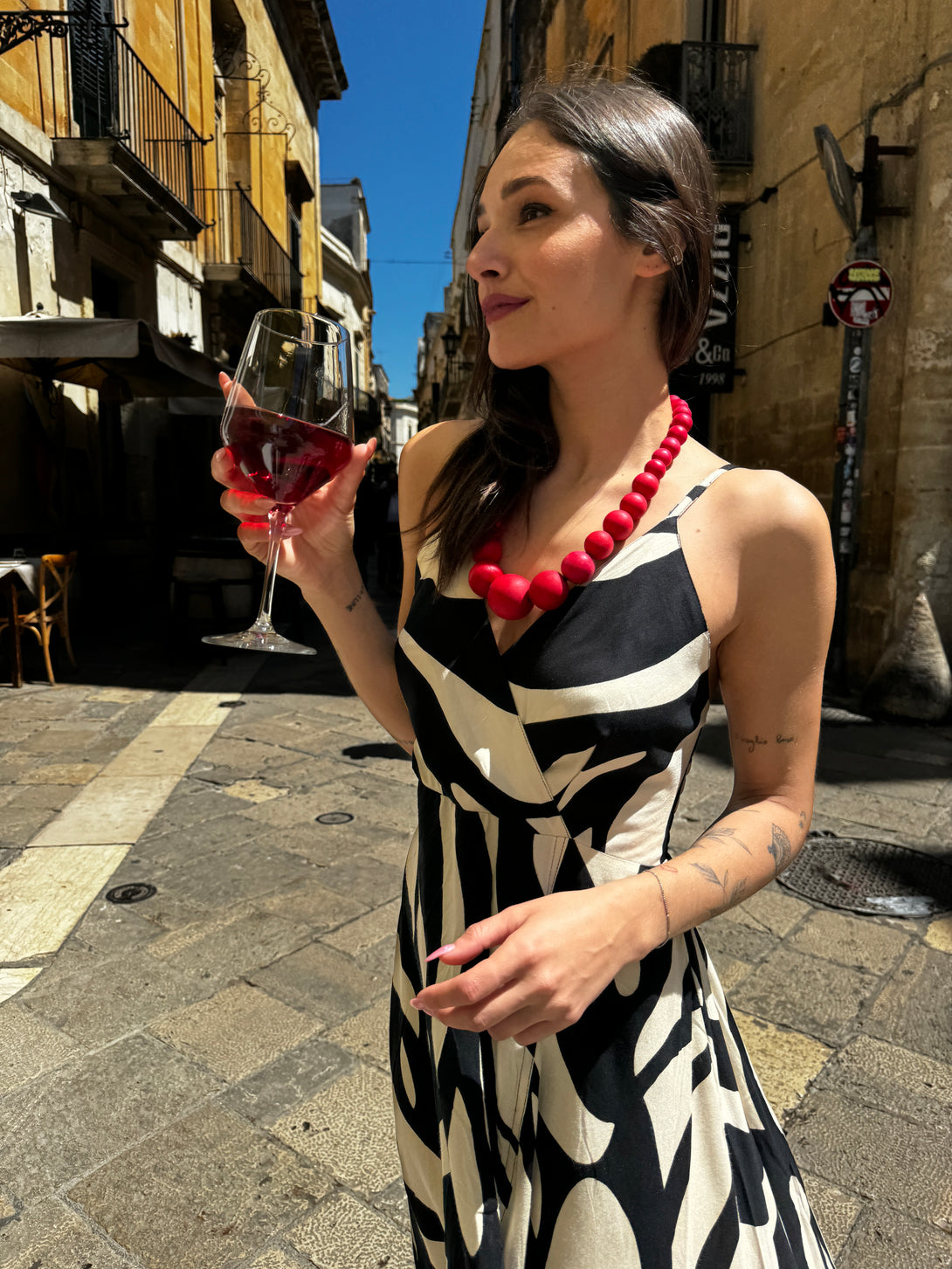 Vestito lungo, rayon Olivia-vestito-Bijondo-Bijondo