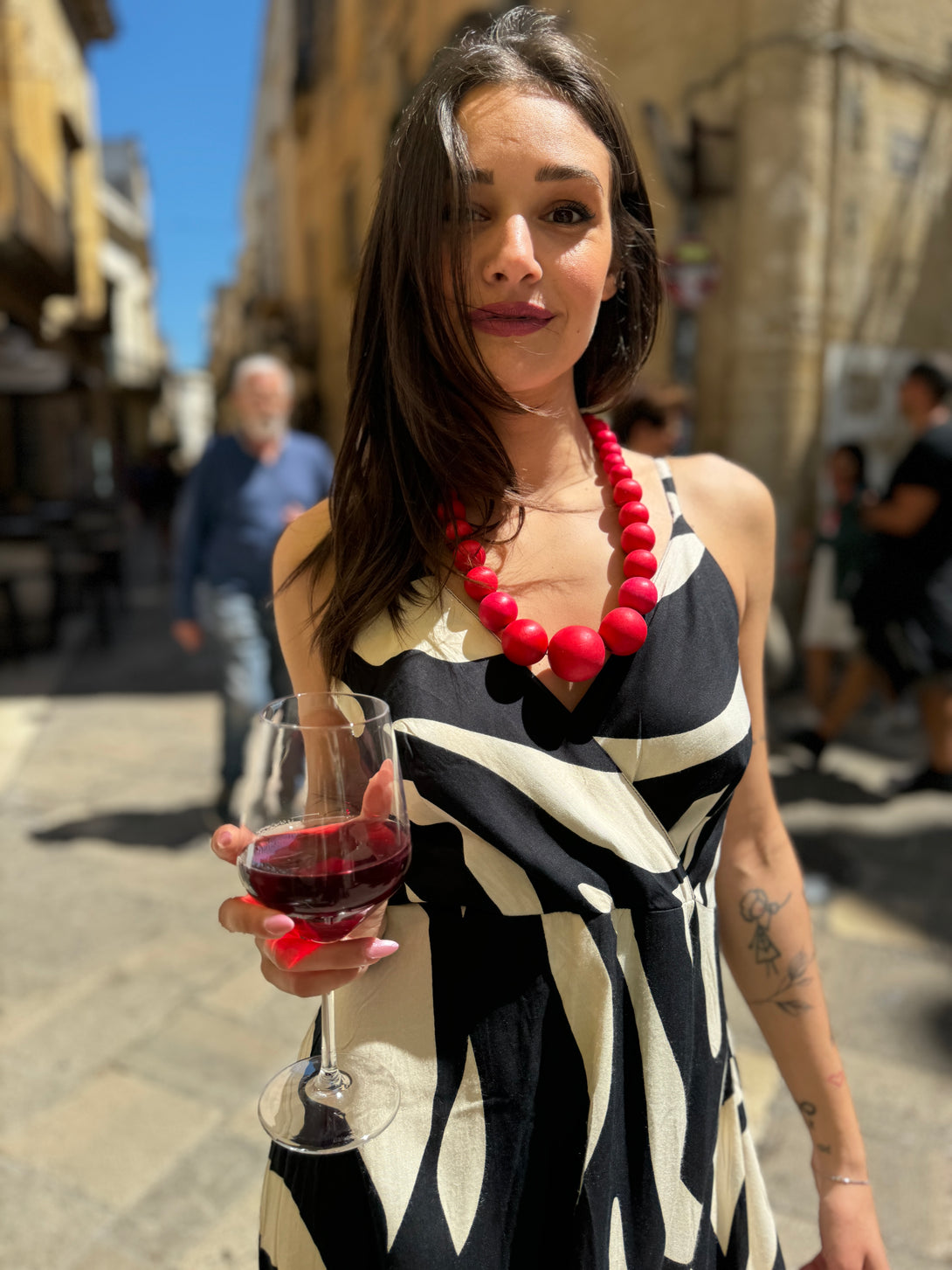 Vestito lungo, rayon Olivia-vestito-Bijondo-Bijondo