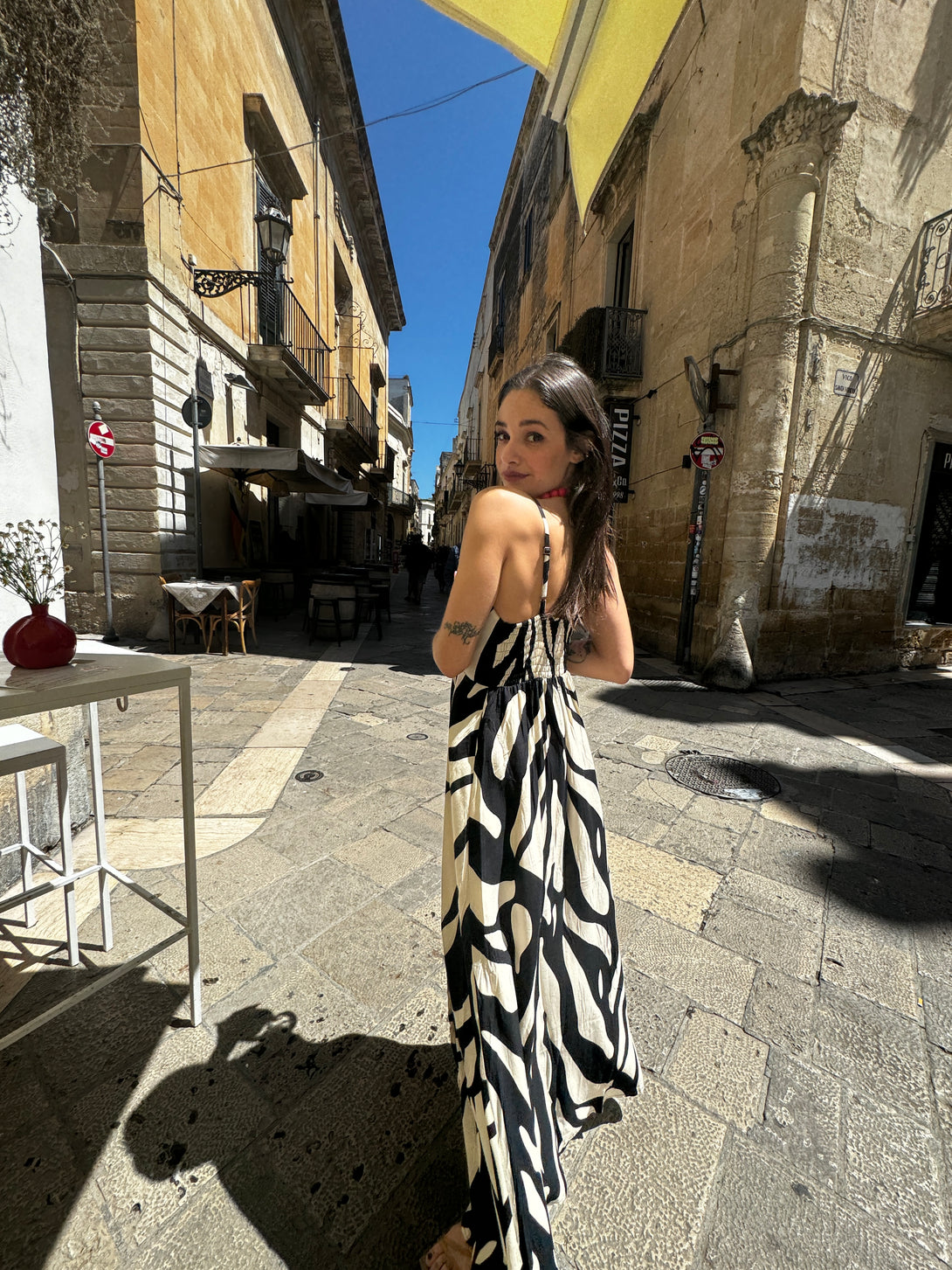 Vestito lungo, rayon Olivia-vestito-Bijondo-Bijondo