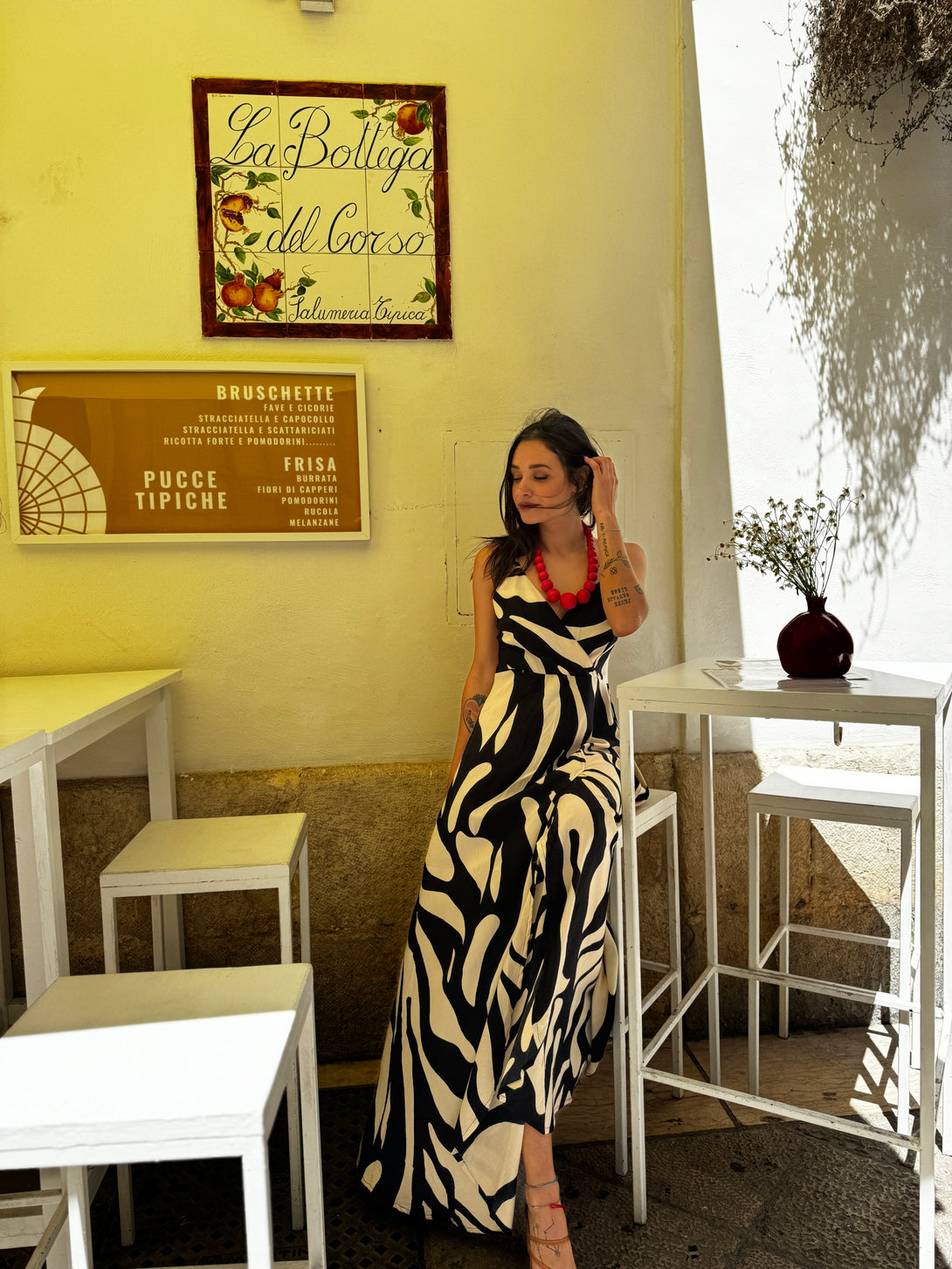 Vestito lungo, rayon Olivia-vestito-Bijondo-Bijondo