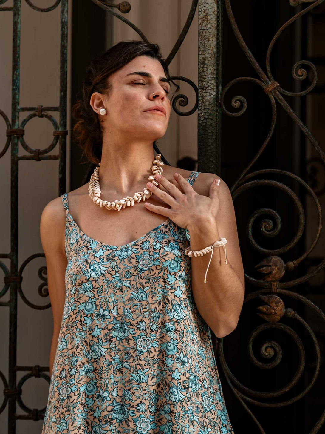 Vestito lungo rayon con le tasche Anne-Vestito-Bijondo-Bijondo