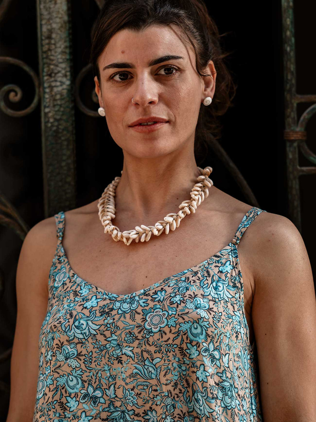 Vestito lungo rayon con le tasche Anne-Vestito-Bijondo-Bijondo