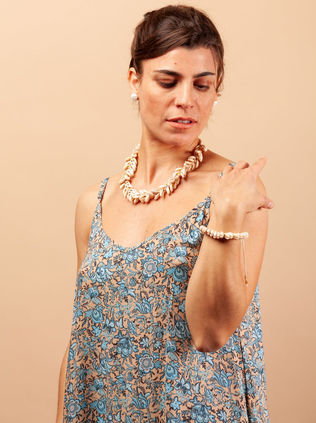 Vestito lungo rayon con le tasche Anne-Vestito-Bijondo-Bijondo