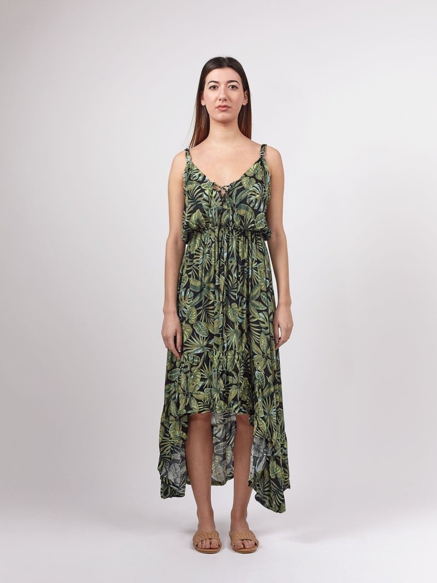 Vestito Georgine - verde - Bijondo