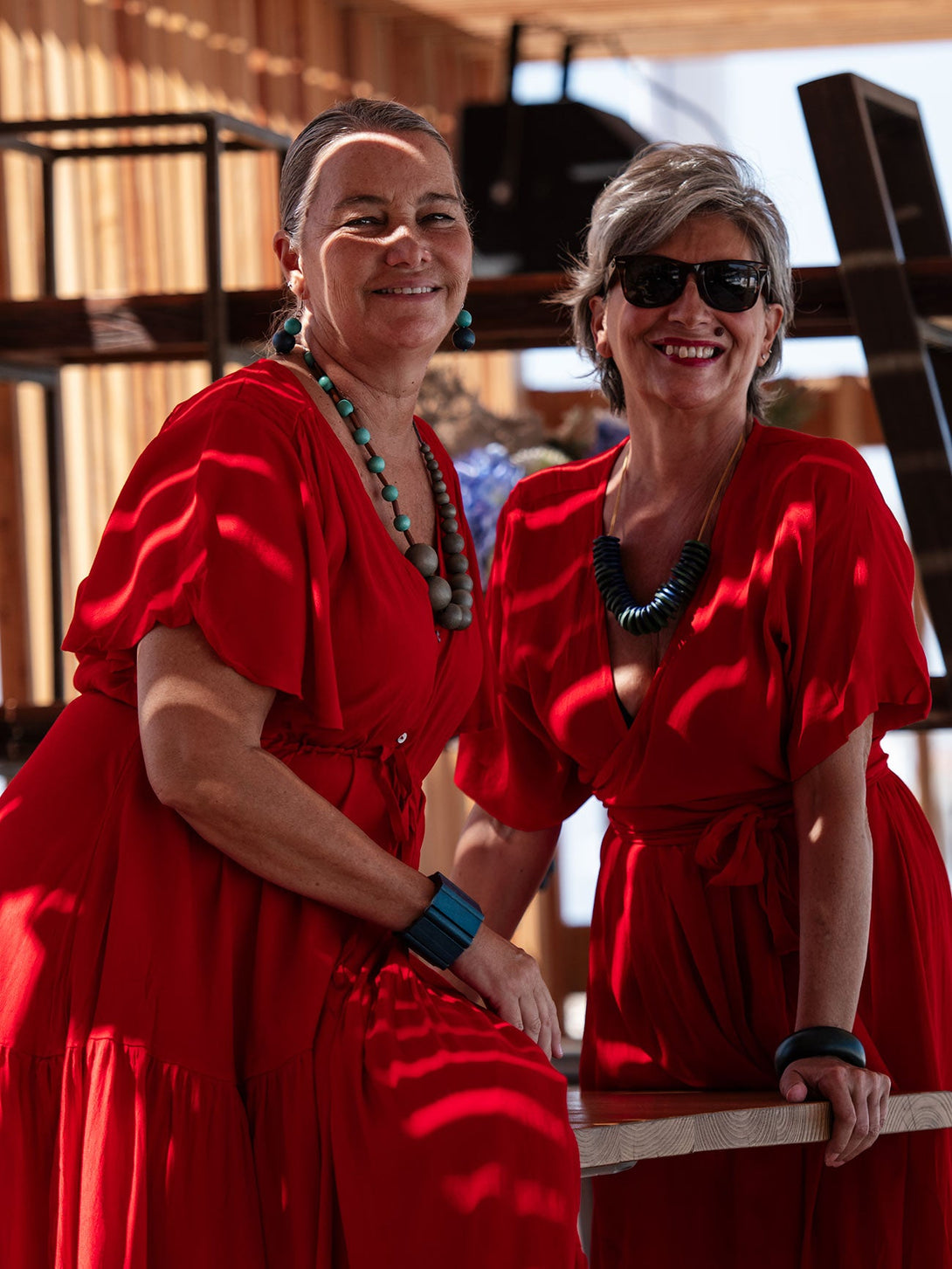 Vestito lungo scollo modellabile con fusciacca Kris-magenta-S-M-Bijondo