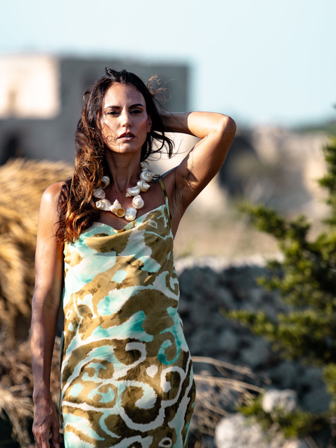 Vestito lungo seta Celin-Vestito-WhyY-Salvia-S-Bijondo