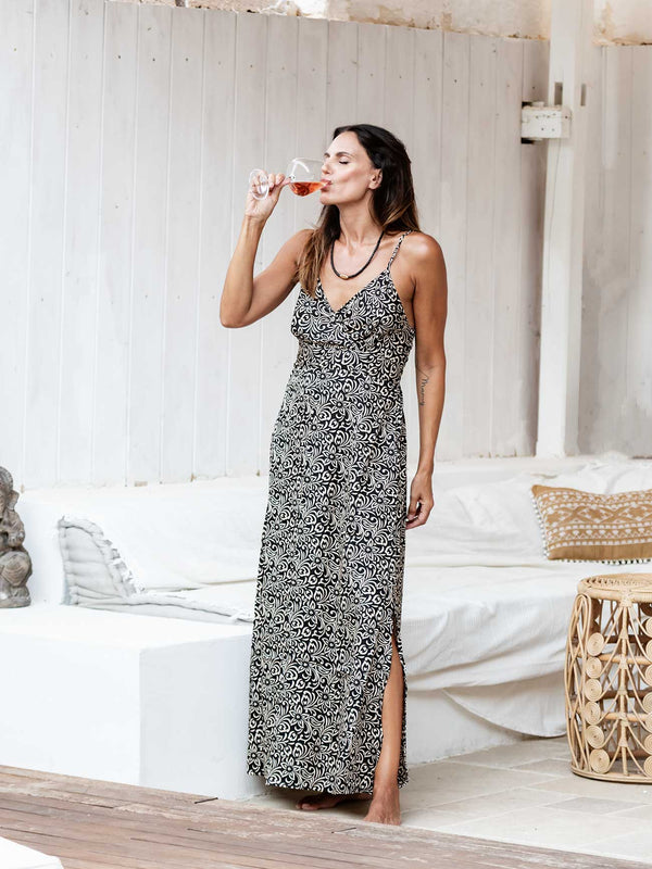 Vestito lungo, seta Delia-Vestito-Bijondo-Bijondo