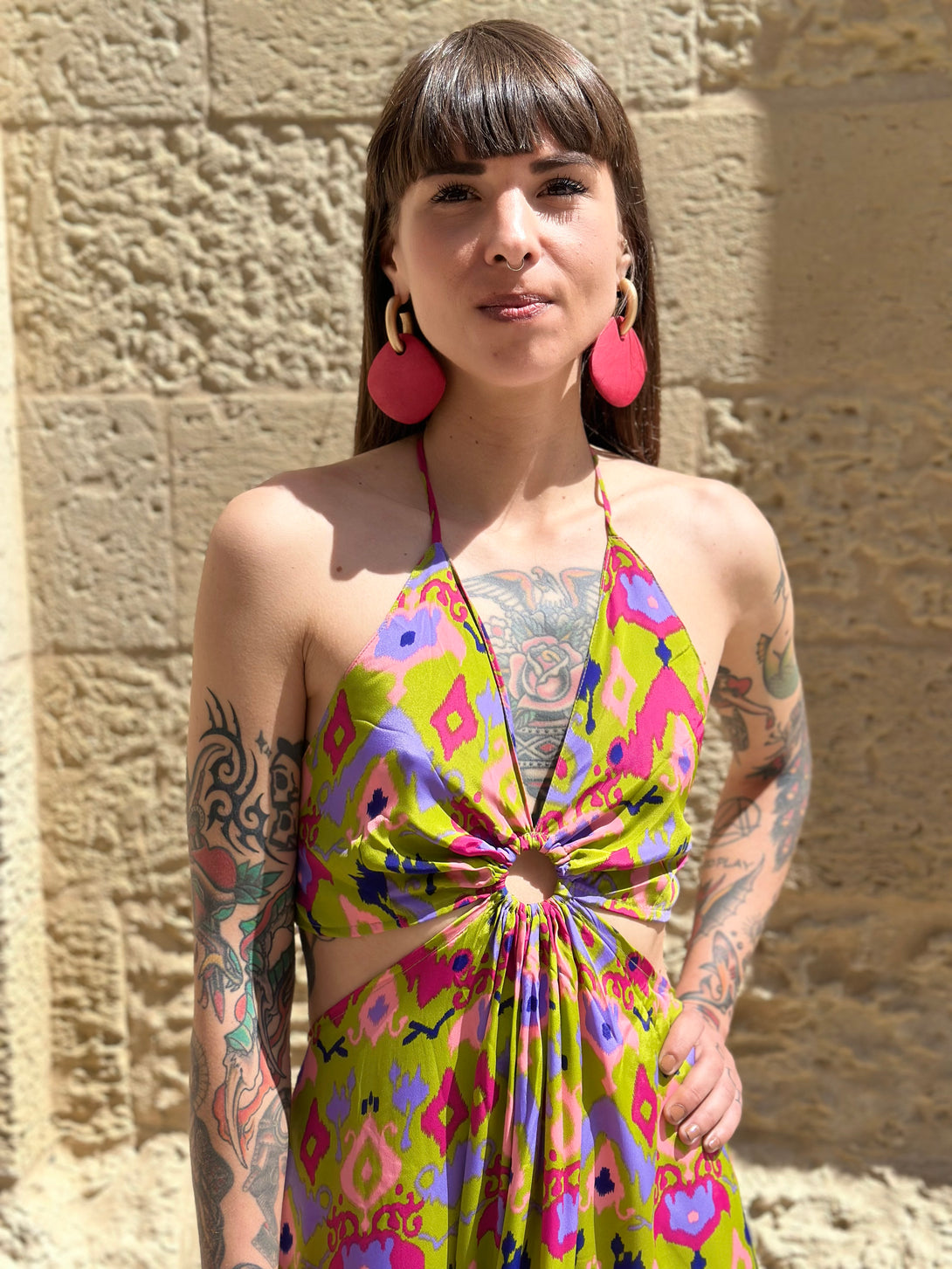 Vestito lungo seta Demi-Vestito-WhyY-Bijondo