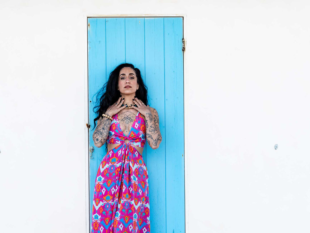 Vestito lungo seta Demi-Vestito-WhyY-Bijondo