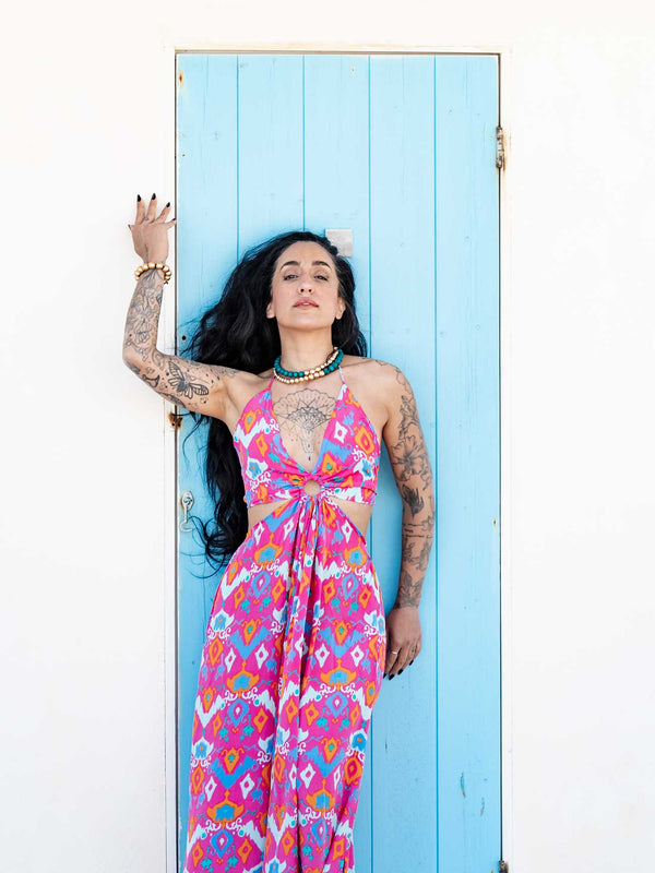 Vestito lungo seta Demi-Vestito-WhyY-Bijondo