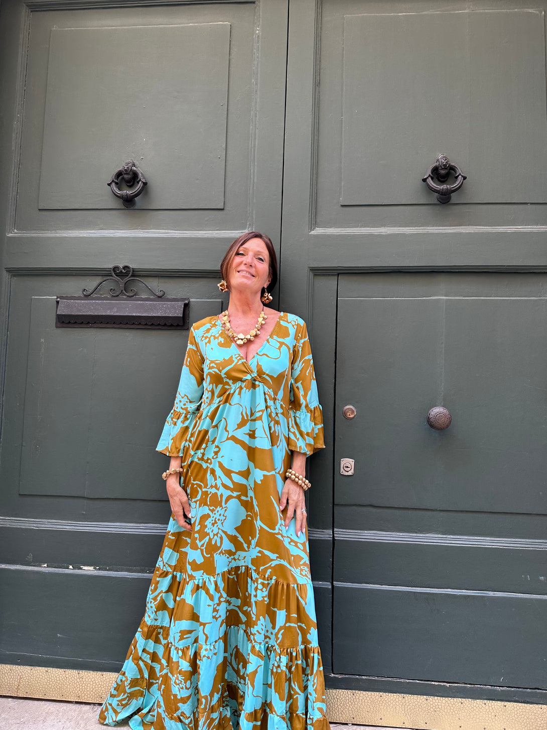 Vestito lungo seta Maria Antonietta-Vestito-Bijondo-Bijondo