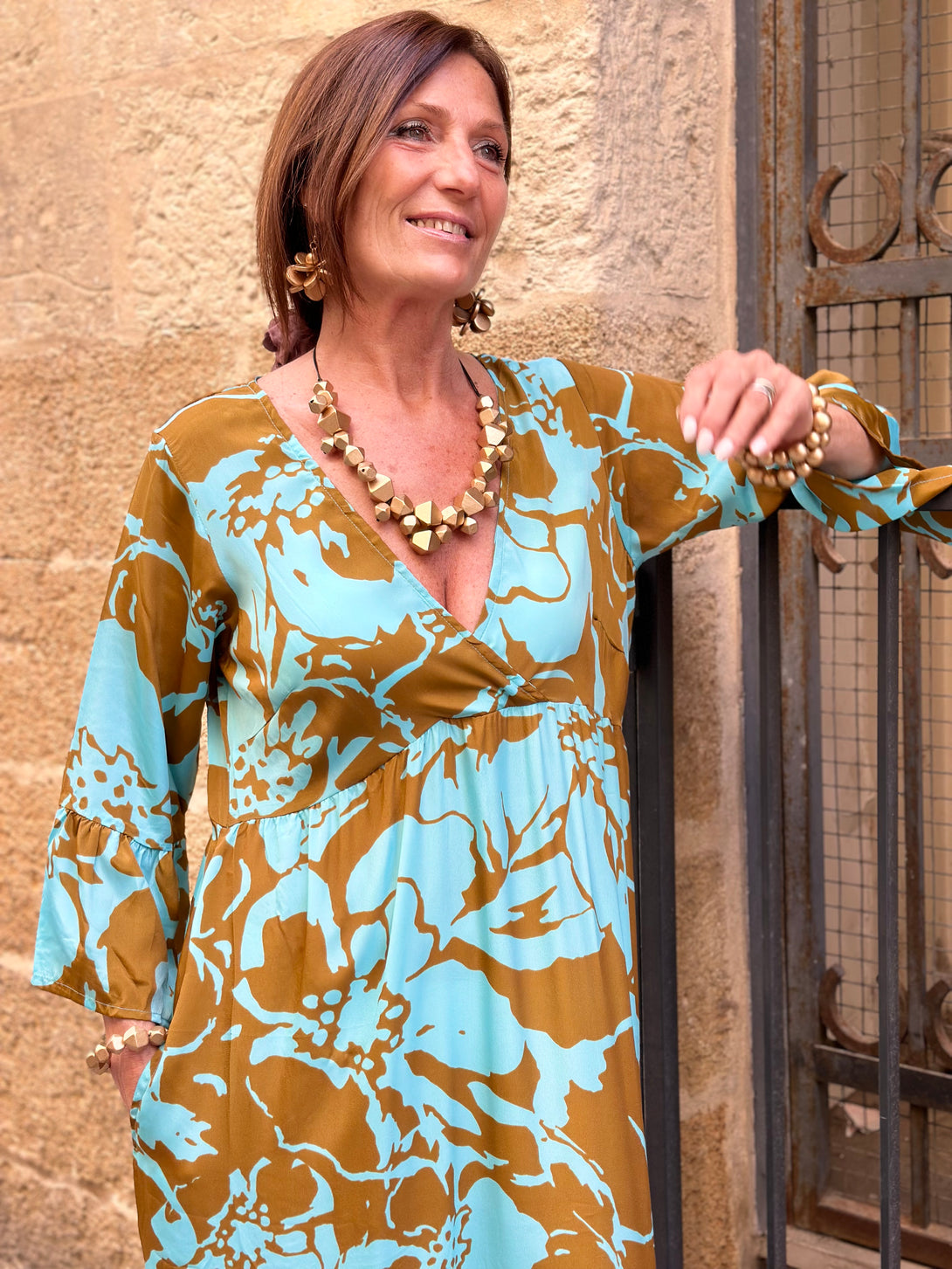 Vestito lungo seta Maria Antonietta-Vestito-Bijondo-Bijondo