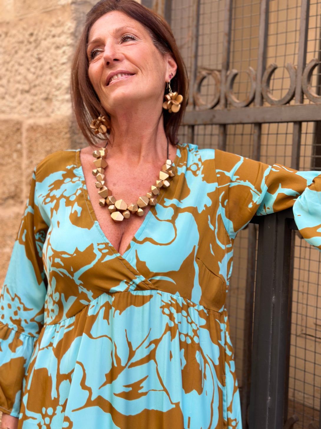 Vestito lungo seta Maria Antonietta-Vestito-Bijondo-Bijondo