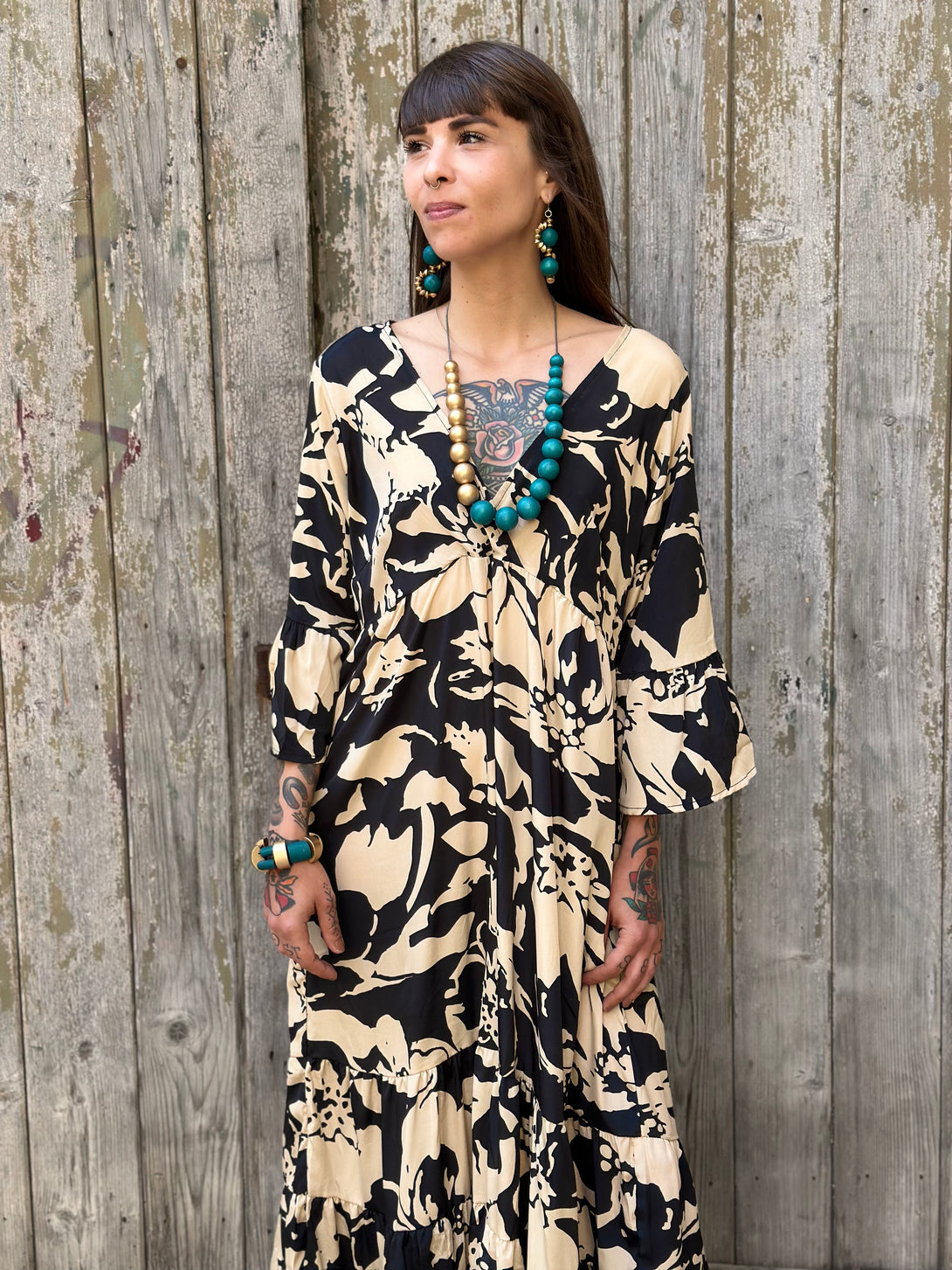 Vestito lungo seta Maria Antonietta-Vestito-Bijondo-Bijondo